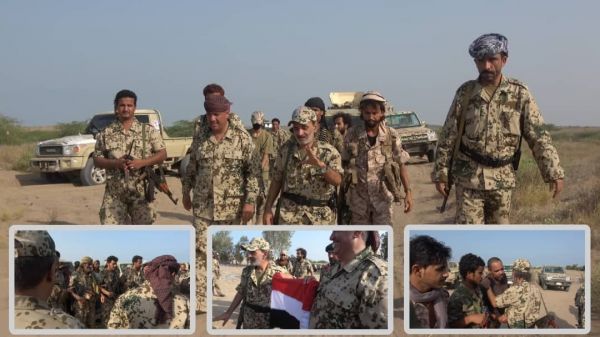 فيديو + صور | في زيارة معايدة للواء الثاني .. قائد اللواء الأول حراس الجمهورية: المقاومة الوطنية قوة متماسكة وضاربة بيد الشعب اليمني لاستعادة دولته 