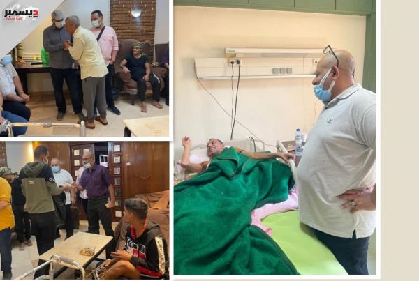 بتكليف من العميد طارق.. وفد من المقاومة الوطنية يعايد الجرحى ذوي الهمم العالية في مشافي القاهرة