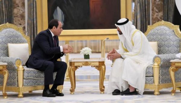 محمد بن زايد يهاتف السيسي ويشيد بدور مصر في التهدئة بغزة