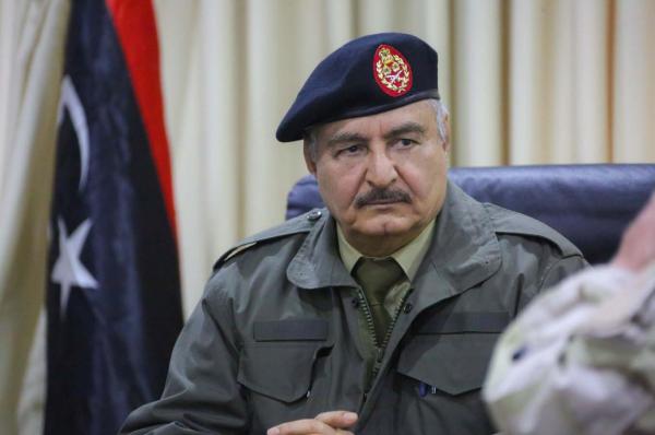 حفتر يتهم الأمم المتحدة بالسعي إلى تقسيم ليبيا