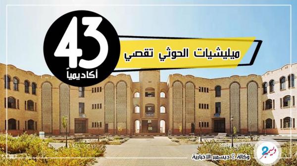 مليشيات الحوثي تقصي 43 أكاديمياً من جامعة ذمار بصورة تعسفية