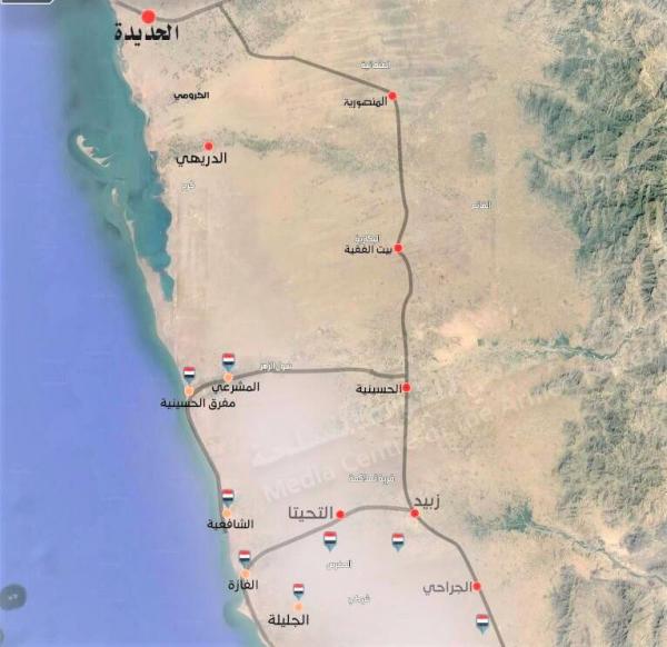 القوات المشتركة تسيطر على ٥٠ % من الدريهمي وانهيارات واسعة في صفوف المليشيا