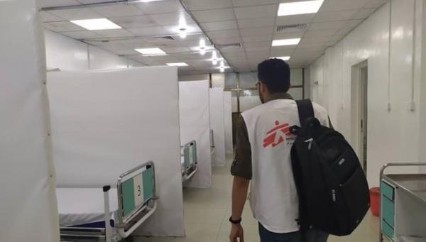 عدن.. أطباء بلا حدود : ندعم مركز الجمهورية لحالات كورونا بعد استنفاد سعة مستشفى الأمل