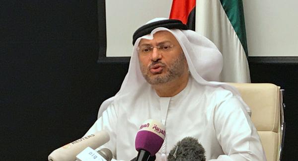 قرقاش: تركيا ترى العالم العربي فضاء استراتيجيا للأحلام التاريخية 