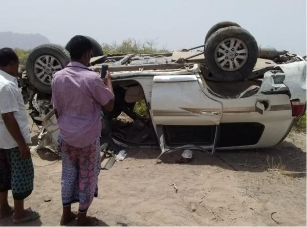 وفاة نجل وزير الدفاع السابق اللواء الأسير "الصبيحي" في حادث مروري غرب عدن