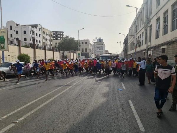 تحت شعار "لن أستسلم للمخدرات".. إقامة ماراثون عدن بمشاركة 100 عداء