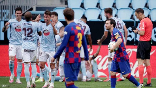 تعادل بطعم الخسارة  يُبعد برشلونة من اللقب ويقرب ريال مدريد 