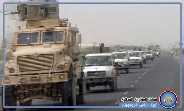 المقاومة الوطنية تدفع بقوة جديدة إلى الحديدة (فيديو)