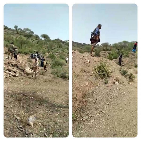 صور| أعقبتها عملية نهب.. مليشيا الحوثي تعتدي بالضرب على نساء غرب قعطبة