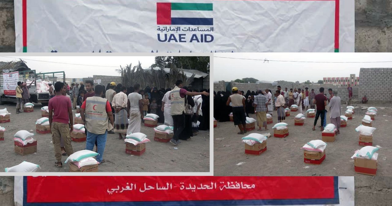 الإمارات تواصل تسيير قوافل الإغاثة إلى أهالي الساحل الغربي في اليمن