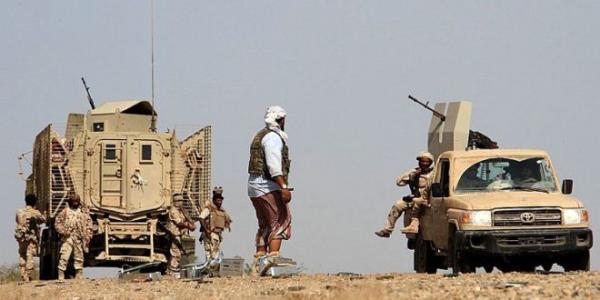 القوات الحكومية تتقدم صوب دمنة خدير بتعز