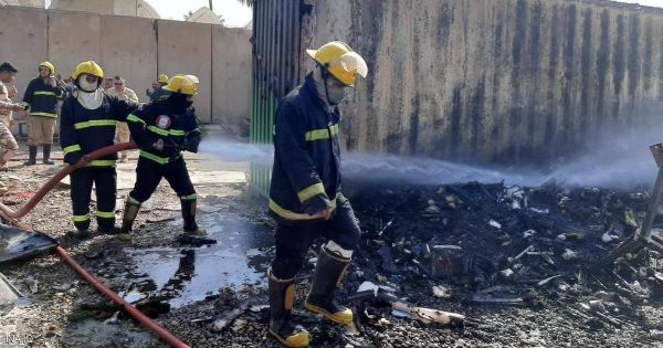 الثاني خلال شهر.. حريق في مطار المثنى  وسط بغداد