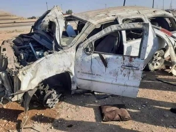 وفاة وإصابة 4 أشخاص بحادث سير مروع في لحج