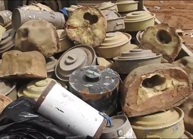 تطهير حقول ألغام في مناطق بحيران حجه بعد تحريرها من الحوثيبن