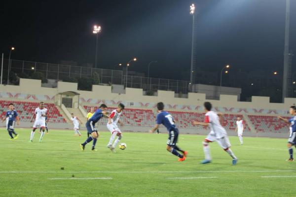 منتخب الناشئين يخسر من نظيرة الياباني في بطولة غرب اسيا  