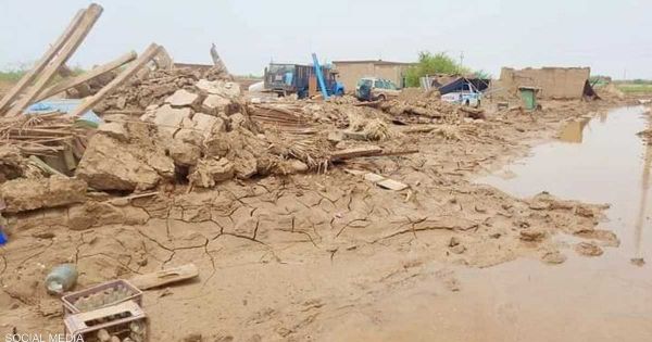 السودان.. 5 آلاف أسرة في العراء بسبب السيول