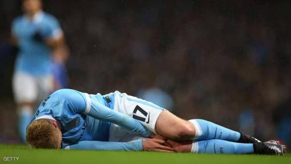 إصابة دي بروين تقلق جماهير مانشستر سيتي