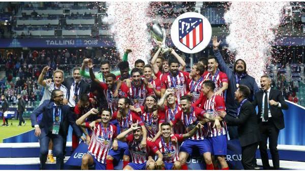الاتلتيكو ينتقم من مدريد ويتوج بكأس السوبر الأوروبي