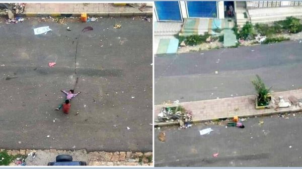 بلد في صورة.. طفلة الماء تلخص التوحش الحوثي