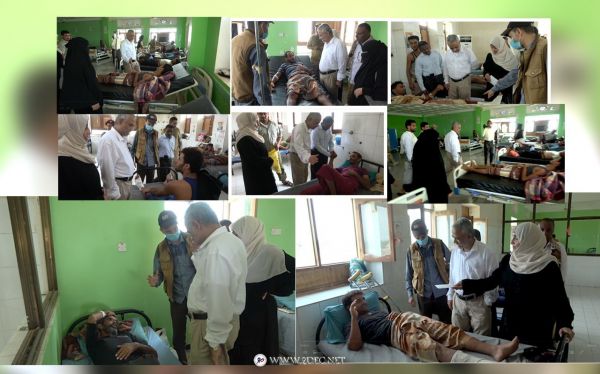 في ذكرى التأسيس.. قيادات مؤتمرية بالساحل الغربي تزور جرحى القوات المشتركة في الخوخة