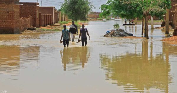 حصيلة ضحايا الفيضانات في السودان تلامس الرقم 100.. وتوقعات بتفاقم الأزمة