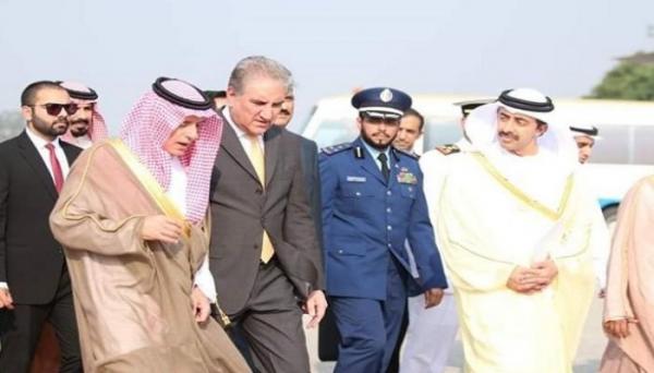 وصول عبدالله بن زايد والجبير إلى باكستان في زيارة رسمية