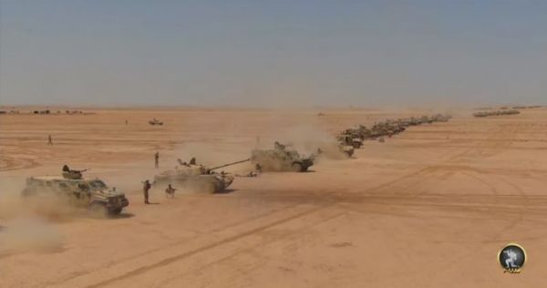 مناورة للجيش الليبي تحاكي التصدي لـ1000 إرهابي