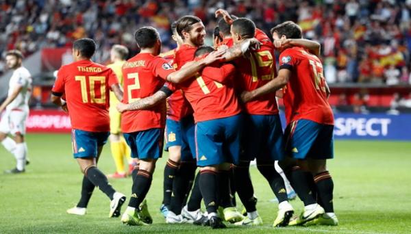 إسبانيا تكتسح جزر فاروه في تصفيات يورو 2020