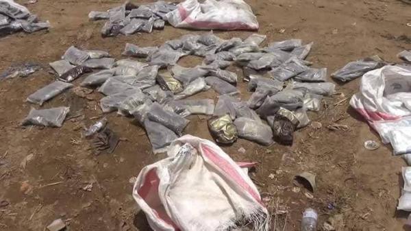 ضبط ثاني شحنة مخدرات لمهربين حوثيين خلال أسبوع في حيران حجة