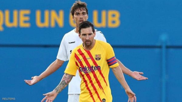 برشلونة بقيادة ميسي يفوز في أول مباراة تجريبية لكومان