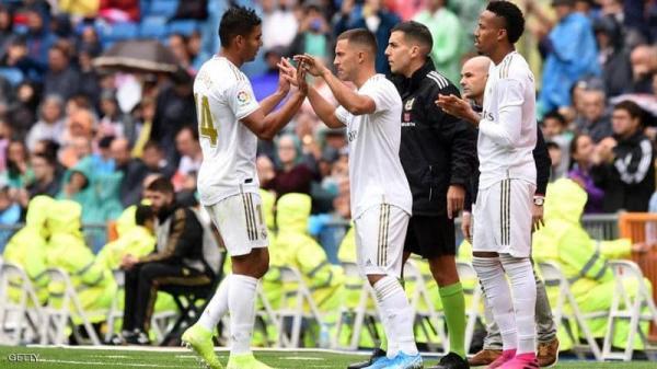 فوز صعب لريال مدريد في أول  ظهور رسمي للوافد  الجديد هازارد