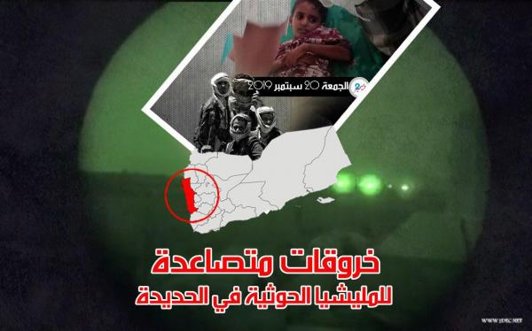 خروقات متصاعدة للمليشيا الحوثية في الحديدة