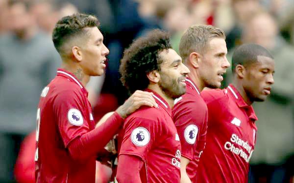 ليفربول يتصدر الدولي الإنجليزي.. وصلاح يسجل أخيرا