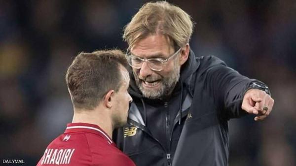 الكاميرا ترصد غضب مدرب ليفربول من شاكير لعدم تمريره الكره لصلاح