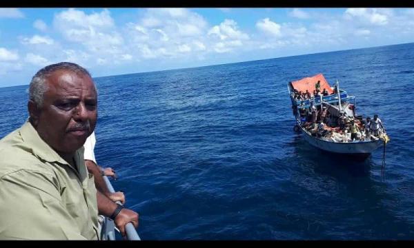 العثور على سفينة ركاب يمنية مفقودة وإنقاذ 60 مسافرا على متنها
