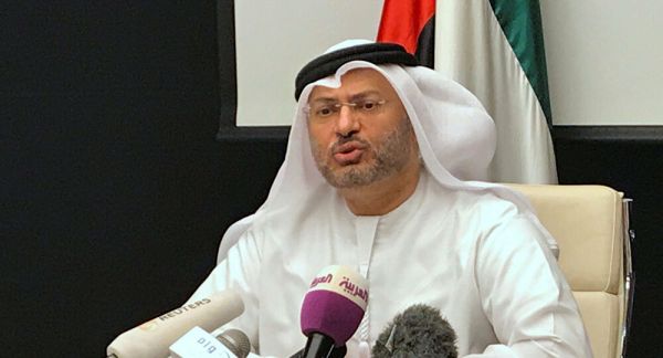 قرقاش: الوجود العسكري  التركي في قطر عنصر عدم استقرار في منطقتنا