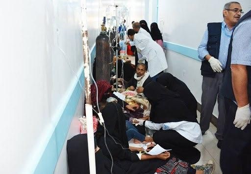 200 ألف حالة اشتباه بالكوليرا في اليمن