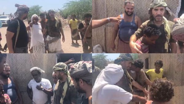 ناطق المقاومة الوطنية وقائد "الرابع تهامي" يزوران أسرة شهيدة قصف حوثي بقطابة 