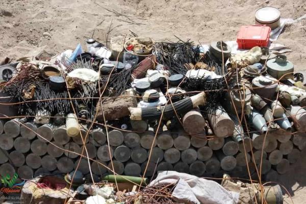 1708 لغما حوثيا نزعها "مسام" خلال الأسبوع الثاني من أكتوبر