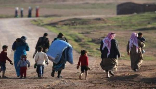 نزوح حوالي ألف سوري إلى العراق جراء العدوان التركي  