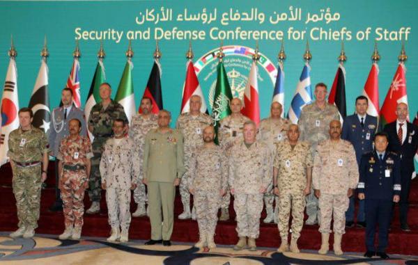 رؤساء أركان 18 دولة يناقشون في الرياض الأعمال العدائية الإيرانية بالمنطقة
