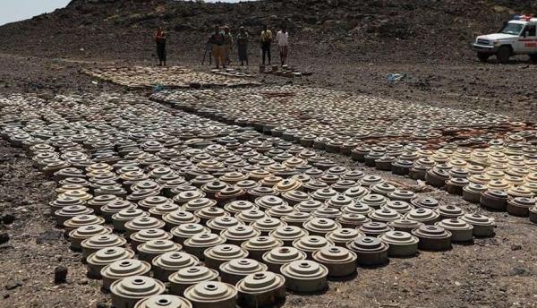 «مسام»: انتزاع 11,785 لغماً حوثياً في عدد من المحافظات المحررة