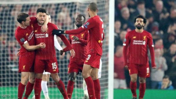 ليفربول على بعد خطوة من التأهل للأدوار الإقصائية بدوري أبطال أوروبا