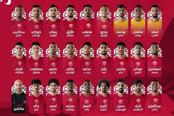 منتخب قطر يعلن قائمته الرسمية لمونديال كأس العالم 