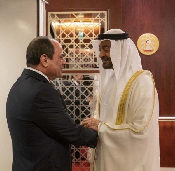 السيسي في أبوظبي لتنسيق جهود مواجهة التحديات التي تشهدها المنطقة 