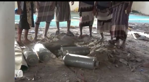 فيديو| في جريمة غير مسبوقة.. شبكة ألغام حوثية داخل جامع