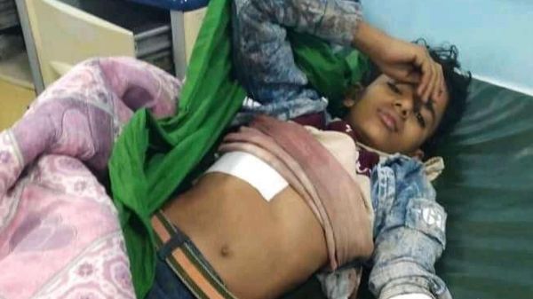 ضحايا أطفال جراء انفجار عبوة ناسفة زرعتها المليشيا الحوثية في مدرسة بالضالع 
