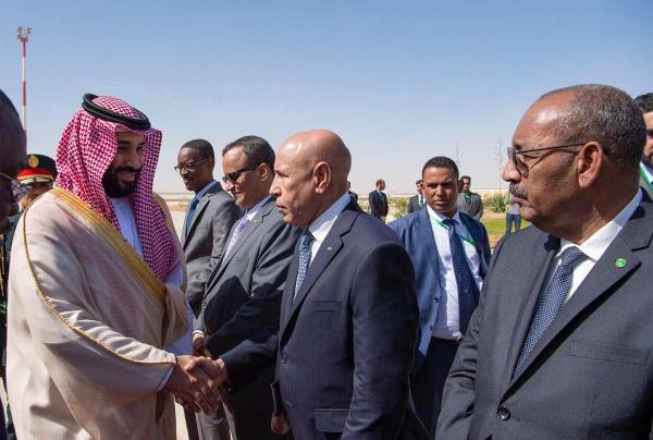 ولي العهد السعودي يستأنف جولته العربية من موريتانيا