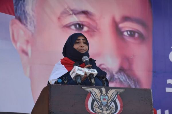 كلمة المرأة اليمنية في إحياء ذكرى استشهاد الزعيم والأمين: القوات المشتركة الأمل لإنقاذ اليمن من الإرهاب الحوثي