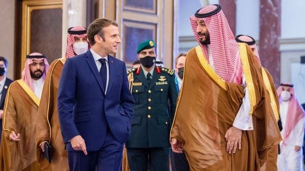 الأمير محمد بن سلمان يستقبل الرئيس الفرنسي إيمانويل ماكرون